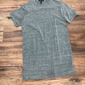 Gray t-shirt dress